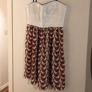 Fossil Bird Print Dress